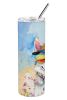 Alaskan Klee Kai Hippie Dawg Stainless Steel Skinny Tumbler Vacuum Double Walled Reusable Insulated Tumbler Travel Cup for Coffee Cocktails Gift with