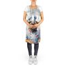 Bullmastiff The Chef Apron Cooking Kitchen Server Baking Crafts Gardening for Adult Women Men, Unisex, Large, Multicolor