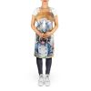 Bergamasco Sheepdog The Chef Apron Cooking Kitchen Server Baking Crafts Gardening for Adult Women Men, Unisex, Large, Multicolor