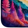 Astilbe in Color Dish Drying Mat Absorbent Dish Drying Mat Pad for Kitchen Counter Dish Drainer Mat for Countertop, 14 x 21", Multicolor